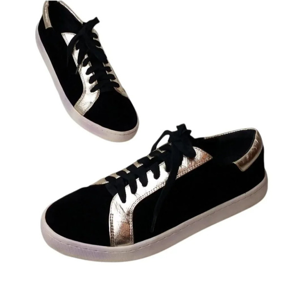 Imnyc Isaac Mizrahi Adurina Metallic Sneakers - Picture 1 of 6